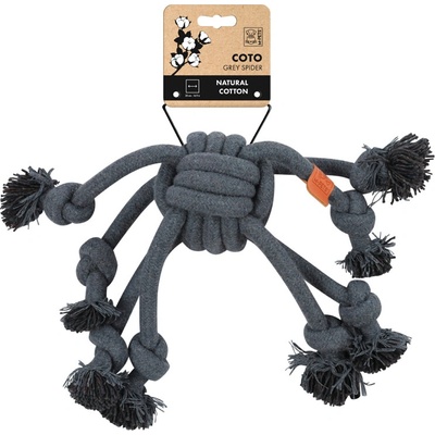 M Pets COTO Pavúk preťahovací bavlnená hračka 38 cm