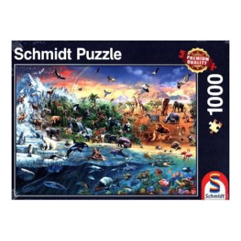 Schmidt Spiele Die Welt der Tiere (Puzzle)