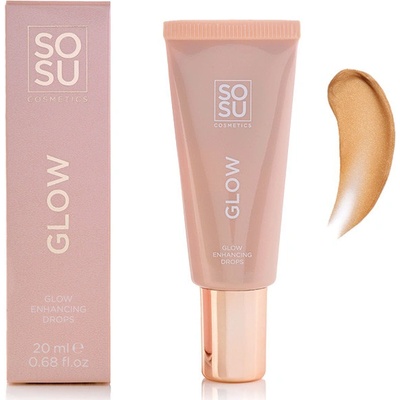 SOSU Cosmetics Glow Drops rozjasňující fluid na obličej 20 ml