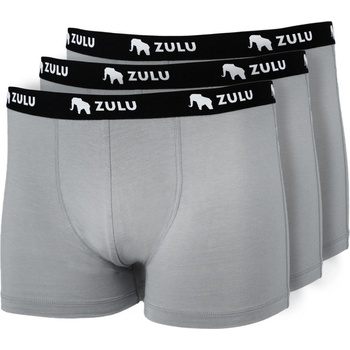 Zulu Pánske boxerky Bambus 210 3-Pack šedé