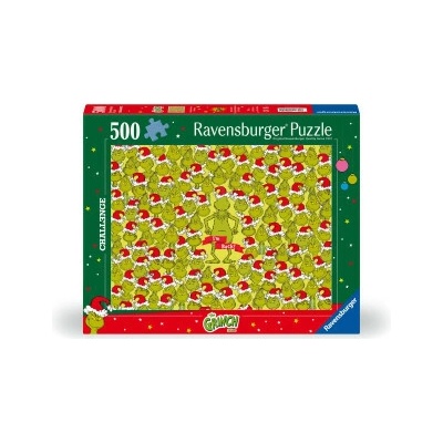 Ravensburger Merry Grinchmas Challenge The Grinch Challenge für Erwachsene und Kinder 500 dílků