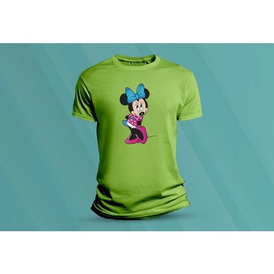 Sandratex dětské bavlněné tričko Minnie lime