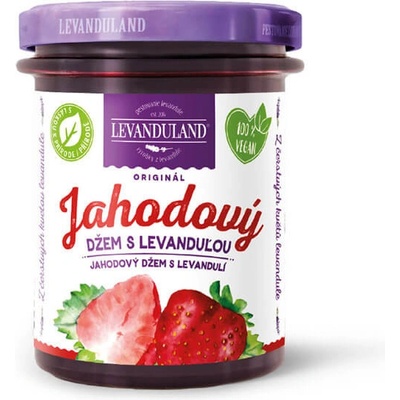 Levanduland Originál Jahodový džem s Levanduľou 220 g