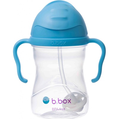 b.box hrnček so slamkou čučoriedka 240 ml