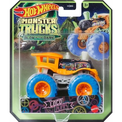 Mattel Hot Wheels Monster trucks svítící ve tmě HCB50 TV
