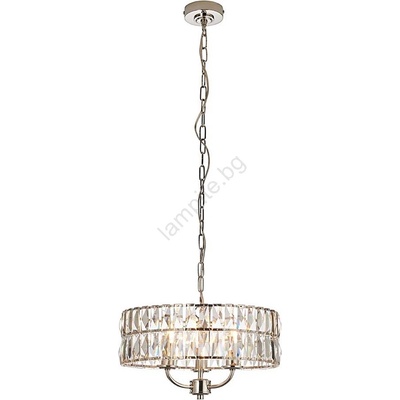 Endon Lighting 104466 - Пендел CLIFTON 3xE14/6W/230V лъскав хром/прозрачен (EN0145)