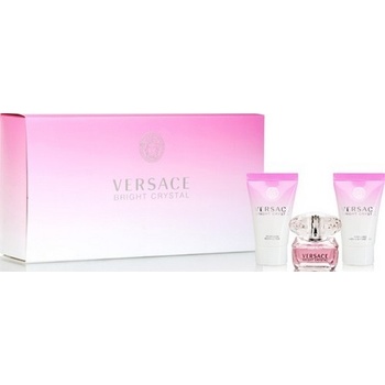 Versace Bright Crystal EDT 5 ml + tělové mléko 25 ml + sprchový gel 25 ml dárková sada