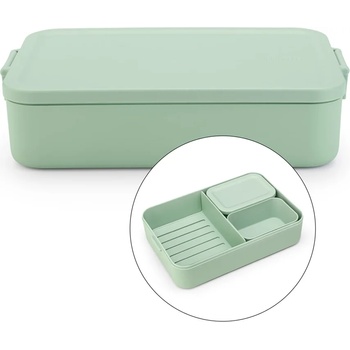 Brabantia Кутия за обяд Brabantia Make&Take 2 л, Jade Green, с разделители (BRABANTIA 1006291)