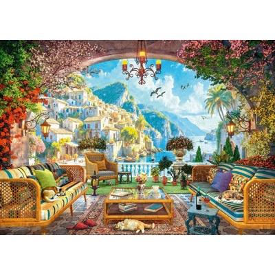 RAVENSBURGER Rozprávkový výhľad na Stredomorie 1000 dielov