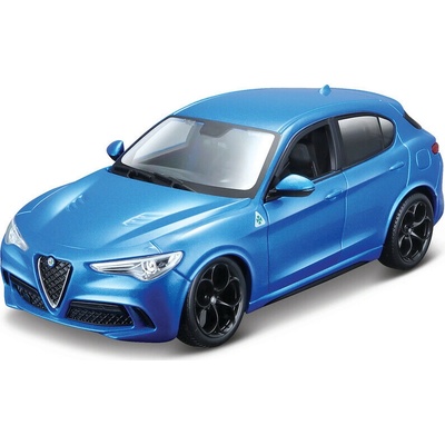 Bburago Alfa Romeo Stelvio modrá metalíza 1:24