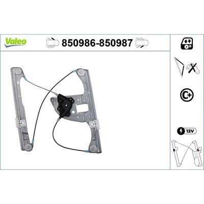 Mechanizmus zdvíhania okna VALEO 850987