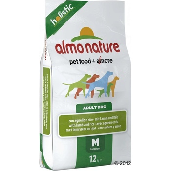 Almo Nature Holistic DRY DOG Medium Adult Lamb and Rice 12 kg