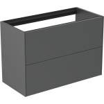Ideal Standard Atelier Conca стенен шкаф с 2 чекмеджета, 80 см, матово антрацит (T4352Y2)