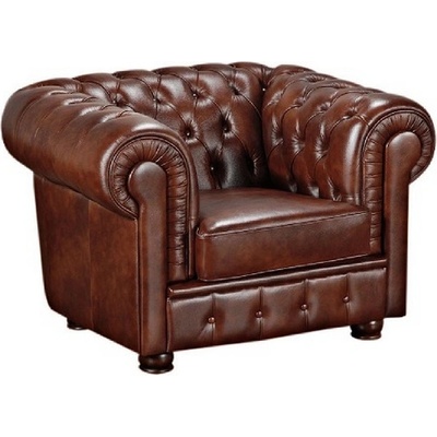 AV interiery kožené Chesterfield Windsor kůže K-443