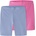 Name it Детски клин Name it Kid's Vivian Solid Short Legging 2-Pack Leggings - Strawberry Moon Purple Impression - размер 86/92 (EU) (711-0329-0311)