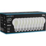 Mexen Vintis 10x LED филаментна крушка E27, A60, 4W, 55 lm, зелена - L150-E27-04XX-46x10 (L150-E27-04XX-46x10)