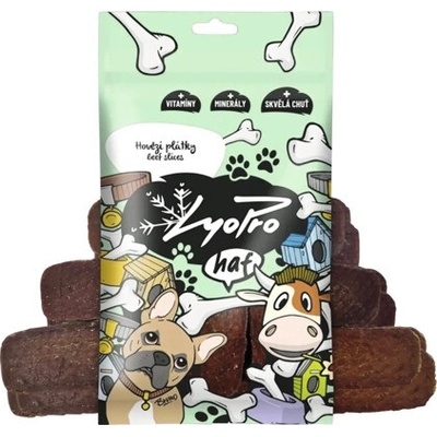 LYOPRO haf prírodné sušené Hovädzie plátky 70 g