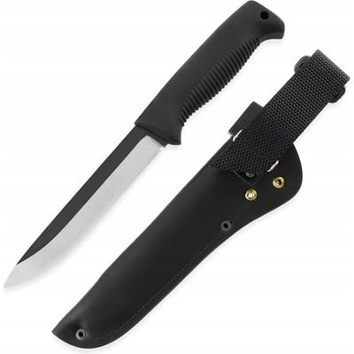 Peltonen Knives M95 Ranger 80CrV2 Čierna Rukoväť TPE Kožené Puzdro