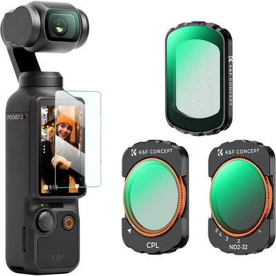 K&F Concept 3ks Kit (CPL+Black Mist 1/4+ND2-32) 34877