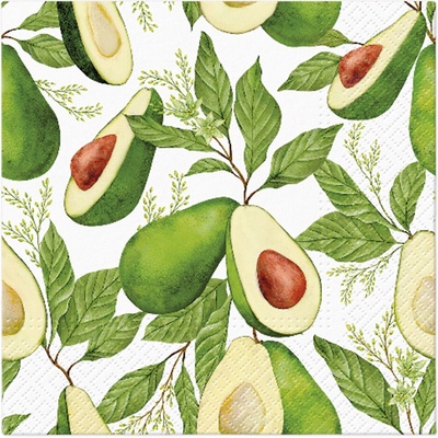 PAW Obrúsky L Avocado Fever 33x33cm