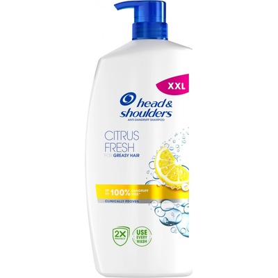 Head & Shoulders XXL Citrus Fresh šampon proti lupům s pumpičkou 800ml