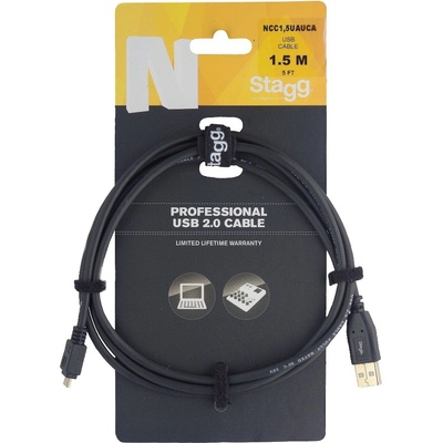 Stagg NCC1,5UAUCA USB 2.0 USB/mikro USB, 1,5m