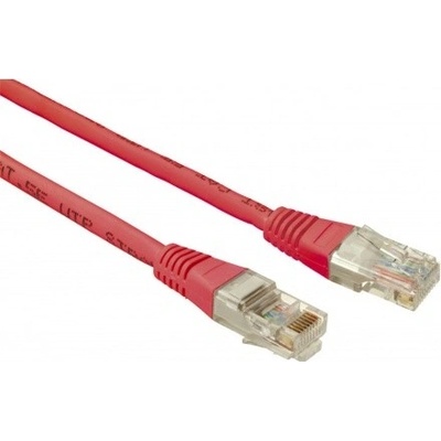 Solarix 28360509 patch CAT5E UTP PVC 5m červené