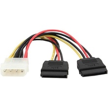 GEMBIRD Kabel SATA napájecí rozdvojka 15cm 1x 5.25 na 2xSATA GEMBIRD CC-SATA-PSY