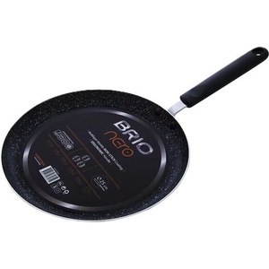 BRIO Тиган за палачинки Brio Nero - 25 см, Незалепващо покритие (brio-01-104827)