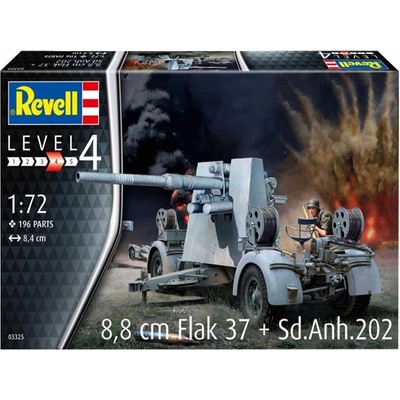 Revell 8 8cm FlaK 37 & Sd.Anh.202 1:72