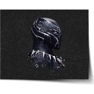 Sablio Plagát BLACK PANTHER z profilu Vesmír - 90x60 cm