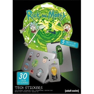 Samolepky Rick and Morty Adventures Tech Sticker