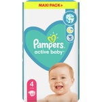 Pampers Бебешки пелени Pampers - Active Baby 4, 62 броя (1007000110) - ozone
