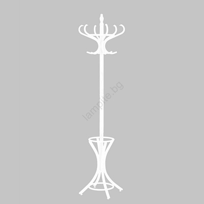 Halmar Закачалка за палта 188 x 49 см бял (HA0170)