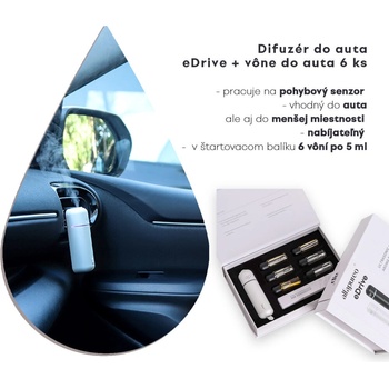 AlfaPureo eDrive black + 6 ks aroma olejov