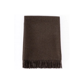 Interblanket Луксозно Одеяло От 100% Бейби Алпака Вълна - Кафяв | 130×180 См, 500 Г