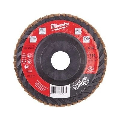 Milwaukee Lamelový keramický kotouč 115 mm K40 4932472228