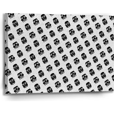 Sablio Obraz Star Wars Stormtrooper Pattern šikmý - 90x60 cm