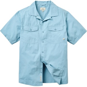 Passenger Мъжка риза с копчета Passenger Acreage Organic Cotton Shirt - Faded Denim (033-3110-0112)