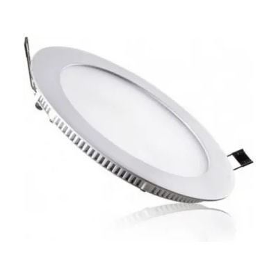 Led панел за вграждане - кръг, 18 w бяла светлина с led драйвер