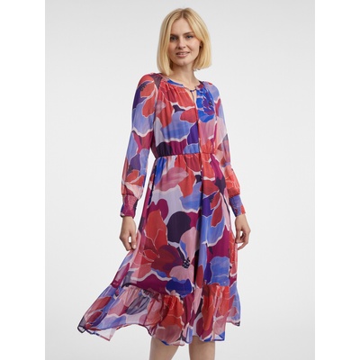 orsay Червена дамска рокля на цветя ORSAY Orsay | Cherven | ЖЕНИ | S