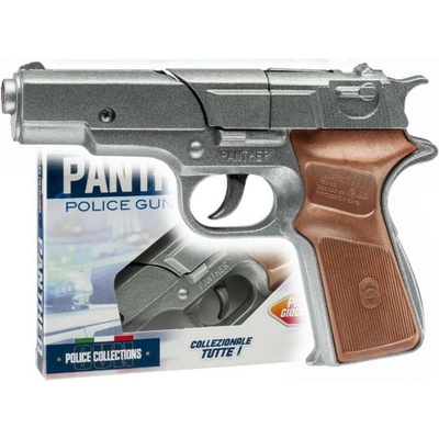 Mac Toys Villa PANTHER SILVER pistole policejní na kapsle 8 ran