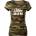 DRAGOWA дамска тениска Army Mom, камуфлаж, 150г/м2 (4050)