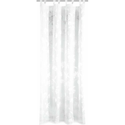 Biela voálová záclona 135x245 cm Flowers – Sehlbach