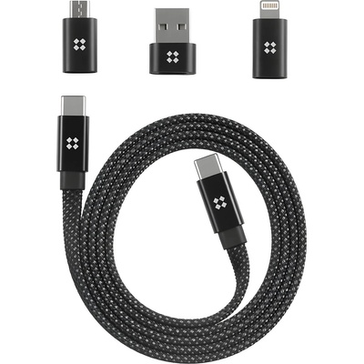 Edizard Магнитен Type - C кабел 240W - 1 м - Черен KP36774 (36774)