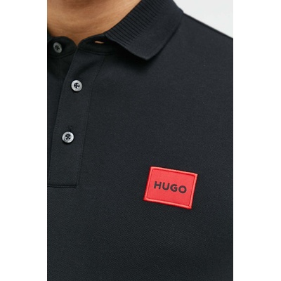 HUGO Памучна тениска с яка HUGO Dereso222 (50466202)
