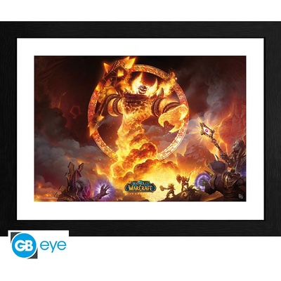 WORLD OF WARCRAFT - zarámovaný plagát "Ragnaros" 30 x 40 cm, GBYDCO238