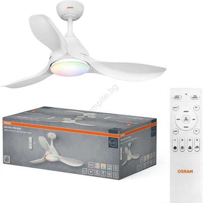 OSRAM - LED RGB димируем таванен вентилатор NORDES LED/18W/230V 3000-6500K + дистанционно управление (P228178)