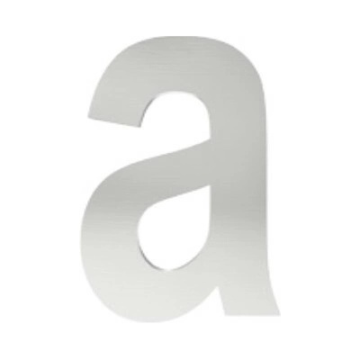 písmeno "a" 155mm nerez Nerez