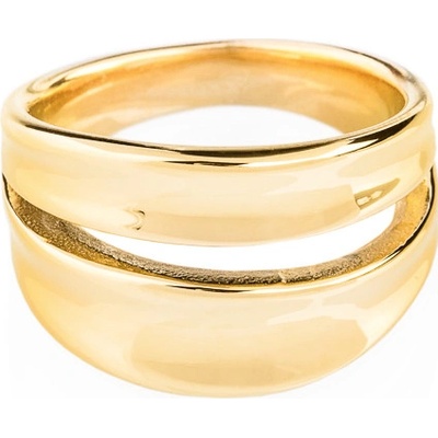 Franco Bene Skládaný prsten pozlacený 2218